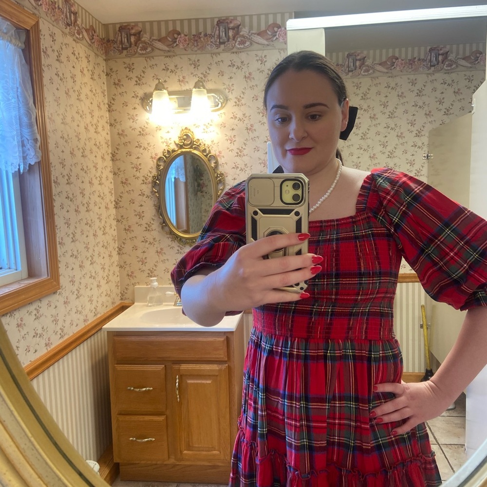 Ivy City Co Plaid Madeline Dress - Picture 3 of 3